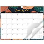 Calendar 2025 - Wall Calendar 2025, Calendar 2025 from January 2025 - December 2025, Large Ruled Blocks Perfect for Planning and Organizing for Home or Office, 37.6 x 29 cm