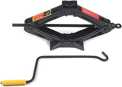 Fasmov Meccanico Cric a Pantografo 1,5T Cric a Forbici Cambio gomme Attrezzo Sollevatore a Forbice Manovella Auto PKW