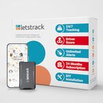 Letstrack Wireless GPS Tracker for Kids, Cars & Baggage | Magnetic GPS Tracker | 15-Days Backup | Hidden GPS Tracker | (24 Months Subscription)