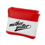 IZZO Golf Funny in Your Face Mallet Putter Headcover - Mother Putter Funny Saying Joke/Gag Golf Headcover for Your Putter,White