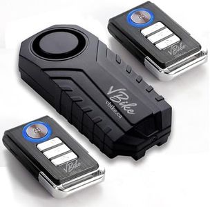 eBike, Bike, and Motorcycle Anti-Theft Alarm System, Wireless with Two Remote Controls, Vibration Motion Sensor, Waterproof, 113dB Loud Alarm with Seven Sensitivity Level