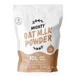 MIGHTY Oat Milk Powder, (1KG Bag, Makes 10L of Oat M.lk), Vegan Coffee Creamer, Dairy Free, Lactose Free, Ideal for Tea, Coffee, Cooking, Baking