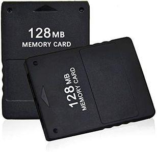 TPFOON 2pcs Pack 128MB High Speed Game Memory Card Compatible with Playstation 2 PS2