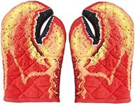 Fenteer Lobster Claw Oven Mitts Grill & BBQ Cotton Lining Crab Claw Gloves for Baking, Cooking, BBQ Grilling