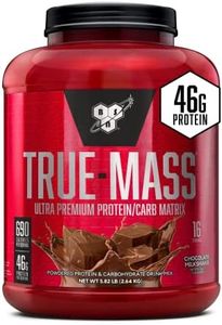 BSN TRUE-MASS Weight Gainer, Muscle Mass Gainer Protein Powder, Chocolate Milkshake, 5.82 Pound