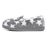 The Slipper Company Grey Womens Moccasin Slipper - Size 4 UK - Grey