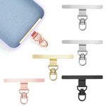 5Pcs Rotatable Phone Tether Tab, Phone Tag, Cell Phone Replacement Pad, Compatible for iPhone & Other Cell Phone