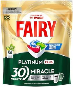 Fairy Platinum Plus 30 Minute Miracle Fresh Scent 56 Pack