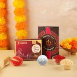 Frostick Bhai dooj Chocolate Combo | Gift Combo for Brother | Chocolate for Brother, Greeting card, Kalawa Dhaga, Roli,Chawal, Silver Coin And Pack of 4 Hand made chocolate