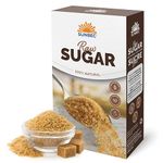 Sunbec Raw Sugar, 100% Natural Brown Sugar- Kosher Certified - 500 g (Pack of 1) (Package May Vary)