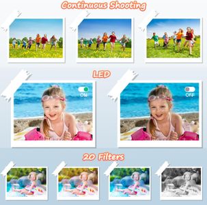 1080P 44MP Digital Camera – Black, High-Resolution Photography