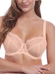 Freya Women's Fancies Plunge Lace Underwire Bra with Gated Low Back, Natural Beige, 36DD