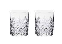 Royal Scot Edinburgh Crystal Hand Cut Glass 7oz Small Whisky Tumblers Set of 2