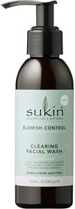 SUKIN BLEMISH CONTROL CLEARING FACIAL WASH 125ML - cleansing, gentle, refreshing Gel with Eucalyptus, for BLEMISH PRONE SKIN TYPES
