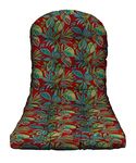 RSH Décor Indoor Outdoor Single Tufted Adirondack Chair Seat Cushion, (Crestwood Multi Leaves)