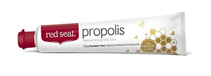 Red Seal Propolis Toothpaste – Toothpaste Made with 100% New Zealand Bee Propolis Extract, Anise, Peppermint, Eucalyptus Essential Oils - No Fluoride, No Preservatives, No Artificial Flavors or Colors