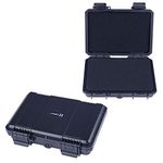 Lykus HC-1810 Mini Hard Case Dry Box with Foam Insert, Interior Size 18x12x3.8 cm, IP66 Splash-Proof