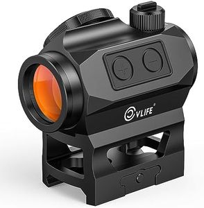 CVLIFE JackalHowl Red Dot Sight with Motion Awake and Auto off, 1x20mm 2MOA Red Dot Rifle Scope with Absolute Co-Witness Riser, IPX7 Waterproof & Shockproof & Fogproof Red Dot optics reflex sight