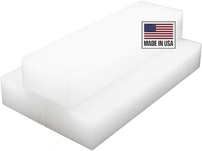 Blended Waxes, Inc. Paraffin Wax Block - Household Paraffin Wax for Canning, Candle Making, Waterproofing, Metal Preservation, and a Variety of Other Applications (1lb. Block - 1 Block)