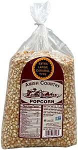 Amish Country Popcorn | 6 Lb Extra Large Caramel Type Kernels | Old Fashioned, Non-GMO, Gluten Free, Microwaveable and Kosher (6 lb Bag)