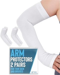 Doctor's Select Arm Protectors for Thin Skin and Bruising for Women and Men - 2 Pairs UPF 50 Sun Protection and Cooling