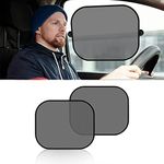 2 Pack Universal Car Window Shade, 