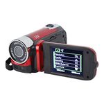 Video Camera Camcorder, 1080P 16MP DV Camera Vlogging Camera Recorder, 2.7in TFT 270 Degree Rotatable 16X Zoom Digital YouTube Camera for Teens Students Boys Girls Gift (Red)