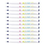 Pentel Stylo, Plastic Fountain Pen, Blue Ink, Box of 12