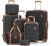 Melalenia Luggage Sets 7 Piece Suit