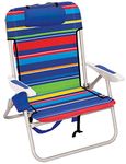 RIO BEACH Backpack Chair, Polyester, Pop Surf Stripes, 27.75” x 24” x 35”