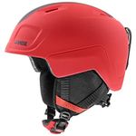 uvex Heyya Pro - Ski Helmet for Kids - Individual Fit - Optimized Ventilation - Race Red Matt - 51-55 cm