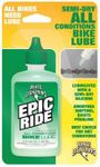 White Lightning Epic Ride All Conditions Light Bicycle Chain Lube, 2oz Drip Squeeze Bottle