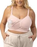 Kindred Bravely Sublime Pumping Bra Hands Free, Adjustable Pumping & Nursing Bra with EasyClip for All Breast Pumps (Pink Heather, X-Large)