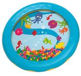 Halilit Children's Ocean Drum. Bead Sea Sound Wave Musical Instrument. BPA Free. Robust Kids Sensory Percussion Toy for Toddlers. Age 12 months +