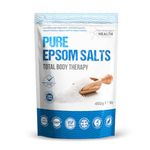 The Intelligent Health Magnesium Sulphate Bath Salts Soak, Muscle Magnesium Epsom Salts for Bathing and Foot Soaking for Women & Men - 450g Resealable Pouch