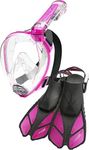 Cressi Duke Bonete Set, Clear/Translucent Pink, M/L-S/M