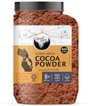 Forest Found 100 % Pure & Natural Unsweetened Dark Cocoa Powder for Cake and Chocolate Making | Vegan, Keto & Gluten Free (900 Gm)