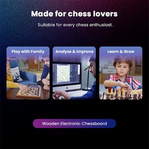 Chessnut Air Electronic Chess Board – Portable Digital Game Set