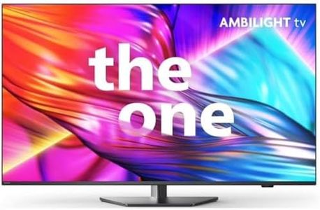 Philips Ambilight 43PUS8909 4K LED Smart TV - 43-Zoll Display mit Pixel-präziser Ultra HD Titan OS Plattform und Dolby Atmos-Klang. Funktioniert mit Alexa und Google Sprachassistent – Anthrazitgrau