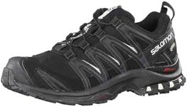 Salomon Women's XA Pro 3D V7 Gore-Tex Trail Running Shoes Waterproof, Black/Black/Mineral Grey, 7 UK