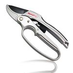 Gardening Ratchet Pruning Shears 8'', Professional Anvil Pruning Scissors Cutter Clippers - DynaCut Heavy Duty Tree Trimmers Up To 20mm Cutting Capacity, Soft Non-Slip Grip Reduce Hand Fatigue