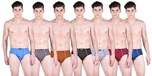 Dollar Bigboss Men's Assorted Pack of 7 Brief (8905203191840_MBBR-03-R2-MIDASUE-PO7-M)