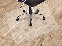 Dinosaur Office Chair mat for Hard Floors, 36"X48" Transparent Floor Mats, Easy Glide for Chairs, Wood/Tile Protection Mat for Office & Home (36" X 48" Rectangle