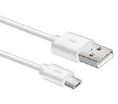 Designed for Amazon, Long 2M / 6FT Micro USB Power Charging Cable Cord Wire Compatible with Amazon Kindle Paperwhite, Oasis & Kindle Kids E-Readers (White)