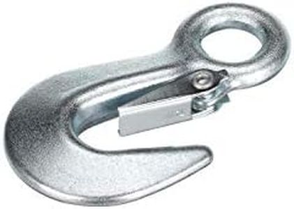 (1, metallic) - 10cm Heavy Duty Utility Snap Hook