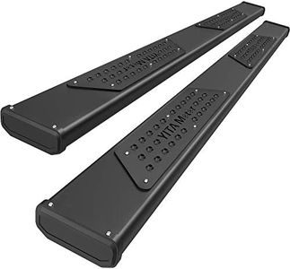 YITAMOTOR 6.5 Inches Running Boards Compatible with 2009-2018 Dodge Ram 1500 & 2010-2022 2500 3500 Crew Cab Black Textured Nerf Bars/Side Step (Incl.2019-2023 Classic)