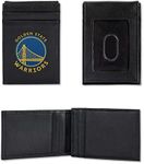 Rico Industries NBA Embroidered Front Pocket Wallet - Great Gift Item, Golden State Warriors, Front Pocket