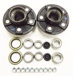 LIBRA Set of 2 Trailer Idler Hub Kits 5 on 4.5 for 3500 lbs Axle - 22017K