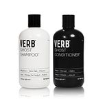 Verb Ghost Shampoo & Conditioner Duo – Vegan Color Safe Shampoo and Conditioner Set –– Weightless, Anti-Frizz Hydrating Shampoo and Conditioner Promotes Shine and Strength, 12 fl oz