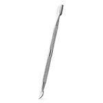 BEZOX Cuticle Pusher, Dual Ended Nail Care Tool, Easy to Use, Stainless Steel (Pack of 1)